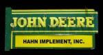 john-deere-neon-sign After some ferocious bidding, this John Deere double-sided porcelain neon sign in excellent condition went for $8,000.