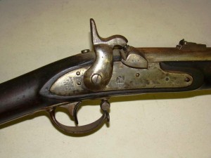 rifle Vintage 1880s Springfield rifle, in excellent condition.