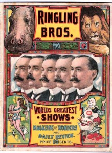 ringling-bros-program An early Ringling Bros. program.