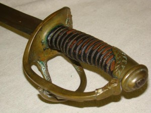 sword Early U.S. sword, one of many pieces of militaria to be sold.