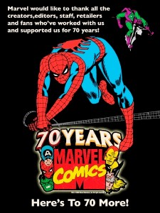 celebrating70yearsofmarvel Marvel Comics' 70th birthday
