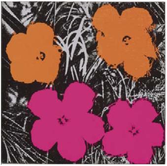 flowers Flowers,” by Andy Warhol (1964), highlights the Christie’s First Open sale of Post-War and Contemporary Art, to be held on Sept. 23, 2009.