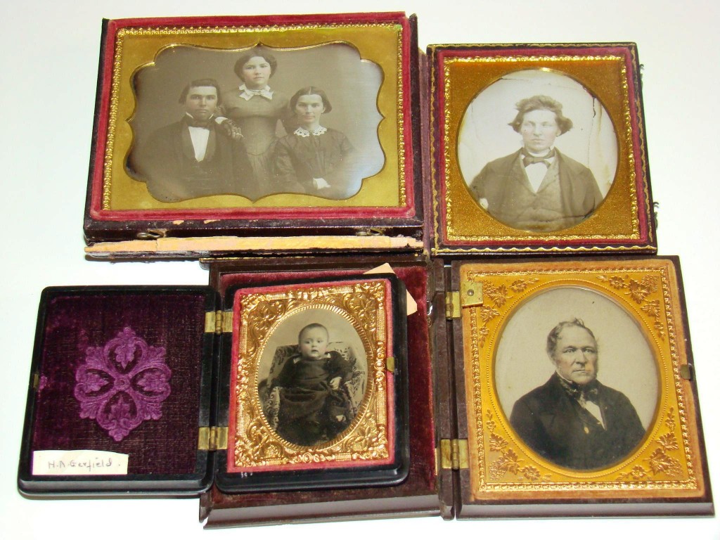james-a-garfield Four of the nine ambrotype and daguerreotype images pertaining to James A. Garfield that brought $21,470, highlighting the three-day Philip Weiss Auctions event on July 31-Aug. 2, 2009.