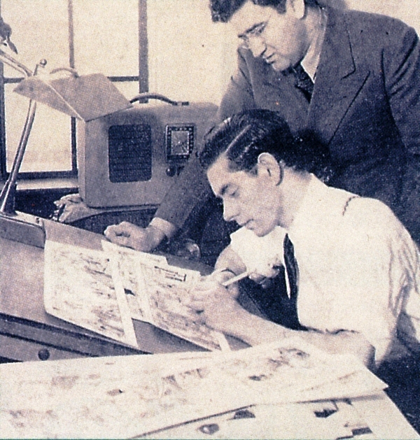 jerry-siegel-and-joseph-shuster Superman creators Jerry Siegel and Joseph Shuster.