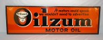 oilzum-sign Oilzum Motor Oil tin sign (1948)