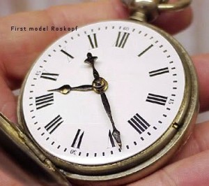 roskopf-5 Roskopf's first watch looked like any other of the time on the outside...