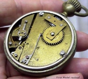 roskopf-watch3 ... but on the inside, the works were crudely fashioned, which helped to keep the price down.