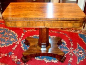 william-iv-rosewood-card-table-ref11967-245-1 A William IV Rosewood Card Table, circa 1825.