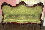 Belter sofa A sofa by J.H. Belter in the Rosalie with Grapes pattern.