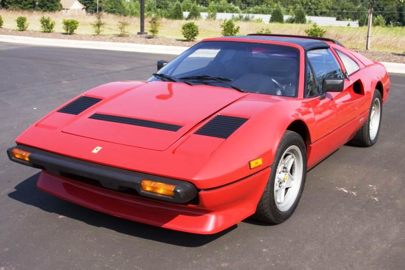 This bright red 1985 Ferrari 308 GTS Quattrovalvole with just 49013 miles