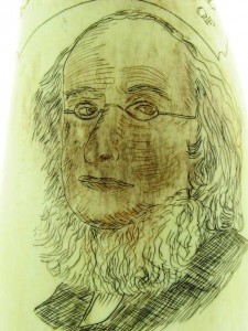Imaged #7 - Captain John M. Soule The Soule tooth scrimwork is original, most likely rendered by a modern artist.