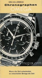 OmegaSpeed2 Early 1960s German advertisement.