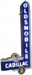 oldsmobile-cadillac Oldsmobile and Cadillac neon porcelain sign