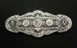 Deco pin This dazzling Deco diamond bar pin brought $2,750.