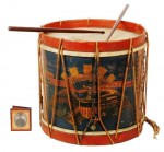 Drum and photo Ohio Civil War drum with a photo of drummer Corporal H.L. Smith ($7,475).