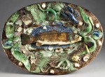 French Palissy platter A French Palissy platter by Francois Maurice