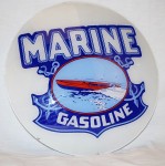 Marine Gasoline The top lot of the sale was this Marine Gasoline 15-inch lens in metal globe body, garnering $10,450.