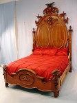 Mitchell & Rammelsberg A Mitchell & Rammelsberg rosewood high-back bed Victorian bed