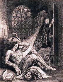 frankenstein First illustration of “Frankenstein,” 1831.