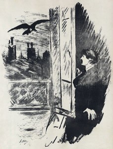 manet Edouard Manet’s interpretation of “The Raven,” 1875