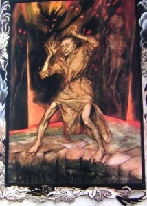rackham_poe Arthur Rackham’s interpretation of “The Pit and the Pendulum,” 1935.