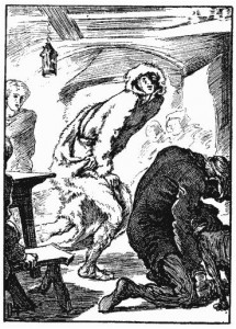 werewolf Illustration for “The Were-Wolf,” by Laurence Housman (Clemence Housman’s brother), 1896.