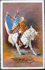 BB Postcard 1 Buffalo Bill Wild West postcards can be bought for as little as $25 to $30. This one was printed and sold during the 1903 European Tour.