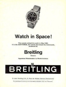 Cosmo4 An ad following the scrubbing of the word “Cosmonaut” from the watch because of concerns in the U.S. about the Red Scare and the space race with the Soviet Union.