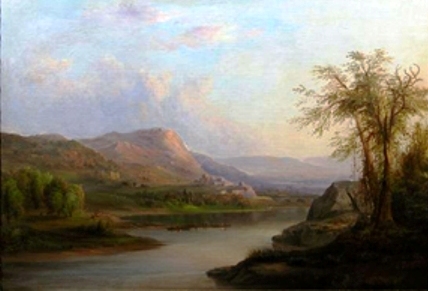 Duncanson This is the restored Robert Scott Duncanson landscape with the original colors intact.
