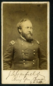 Garfield Rare, signed carte de visite of slain President James A. Garfield, taken during the Civil War brought $4,068 at an auction held Nov. 14-15 by Philip Weiss Auctions.