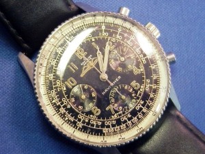 Navi1 The history of the Breitling Navitimer watch is hard to pin down, as company records have been lost, and company lore does not match up with other facts. This all makes the Navitime an interesting watch to collect.