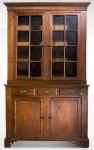 Stepback cupboard This Chippendale step-back cupboard (circa 1800-1820), from western North Carolina, is estimated to realize between $10,000 and $15,000.