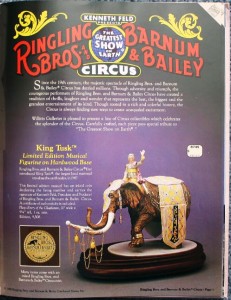 wcatalog1 The 1989 hardbound Willitts catalog has 12 pages showcasing their entire line of Ringling Bros. and Barnum & Bailey licensed items. The catalog is more desirable than many of the items and has a value of $40-$50.