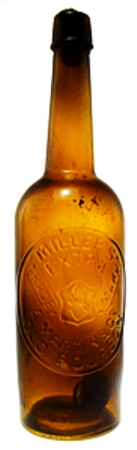 Miller's 92 An example of a Miller's Extra E. Martin Old Bourbon Trademark (circa 1871-1875), an embossed Cutter/Martin bottle. The bidding for this bottle will open at $4,000 in an Internet and catalog auction slated for Jan. 8-18, 2010 by American Bottle Auctions.