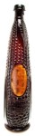 Natl Bitters 322 A National Bitters bottle in a rare ruby red coloration, with Patent 1867 on the base and applied top.