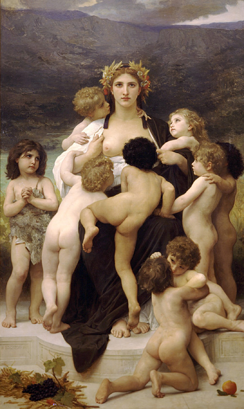 Alma_Parens Alma Parens (The Motherland),” by French master William Adolphe Bouguereau (French 1825-1905), was among the galleries of art, antiques and collectibles Antiques and Collectibles National Association conventioneers were treated to view.