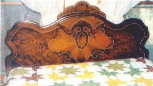 BORAX This showy 1920’s headboard is in excellent condition. But its quality is so poor that it has little real value. (Swedberg photo)