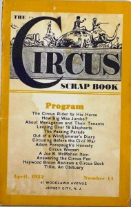 Circus Scrapbook An article titled “Circus Women” appeared in this April 1932 issue of “The Circus Scrapbook.” One of the women featured in the article was Charlotte Shive. Issues of “The Circus Scrapbook” can be found for $10 or less per issue.