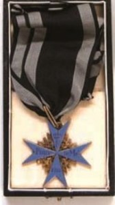 Von Tutschek's Blue Max Von Tutschek's “Blue Max” medal