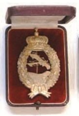 Von Tutschek's pilot’s badge Von Tutschek's pilot's badge