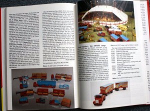 chipperfield2 The book itself is valued at $100 to $200. Some of the individual trucks sell in excess of $100 and some can be found for as little as $10. In a recent eBay auction a set of 14 Corgi Chipperfield vehicles sold for $636.27.
