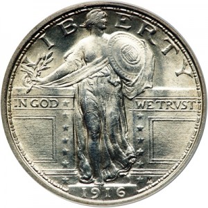 1916 Liberty Standing Quarter 1916 Liberty Standing Quarter.