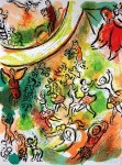 Chagall An original color lithograph by Marc Chagall (circa 1963), titled “The Red Angel” (13 in. by 9.5 in.), will go under the gavel.