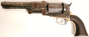 Colt Dragoon_sm A rare Colt 3rd model shoulder stock provision Dragoon pistol, 1858, Serial #17482, sold for $7,770.