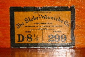 GW label This is the typical GW label found in most GW cabinets.