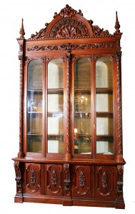 Gothic bookcase One of four matching American Gothic bookcases from the historic Annesdale mansion-villa in Memphis will be among the items up for bid at a March 13, 2010 auction to be hosted by Hal Hunt Auctions in Northpoint, Ala.
