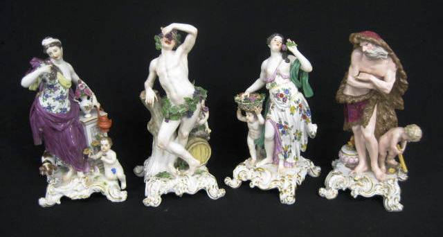 Meissen An early Meissen figural group, “The Four Seasons,” will be among the 1,300 fresh-to-market items in a two-day, multi-estate auction on Feb. 26-27, 2010, hosted by Richard D. Hatch & Associates in Flat Rock, N.C.