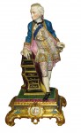 Old Paris One of a pair of 19th century Old Paris porcelain figures (the other a woman) that will be on the block.