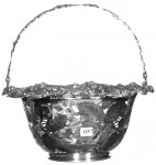 Tiffany basket This signed Tiffany & Co. sterling silver reticulated basket sold for $2,900.