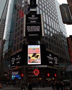 detectivecomics "Detective Comics” #27 on the Times Square Jumbotron.
